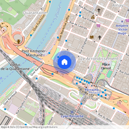 7 COURS DE VERDUN, LYON 2EME ARRONDISSEMENT Vaubecour-Mairie