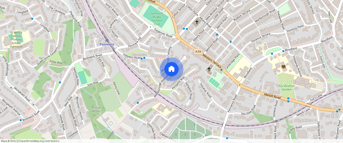 Marlborough St Jude, Falmouth, TR11