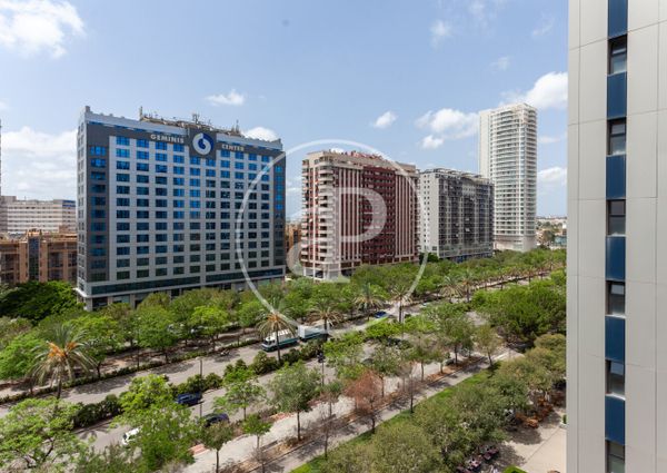 Flat for rent with swimming pool in Ciutat Jardí (Valencia)