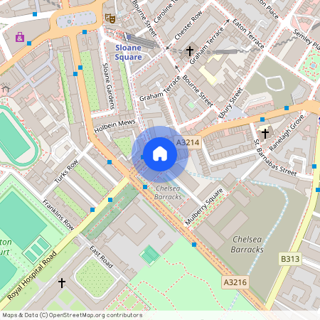 Whistler Square, Chelsea Barracks, Belgravia, London SW1W