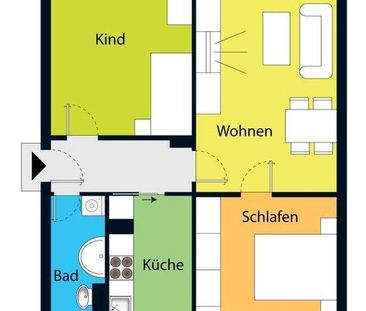 Moderne Familienwohnung mit Balkon und Einbauküche - Dein neuer Woh... - Foto 6