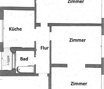 Modernisierte 3 Zimmer-Wohnung mit Balkon im Komponistenviertel - Foto 5