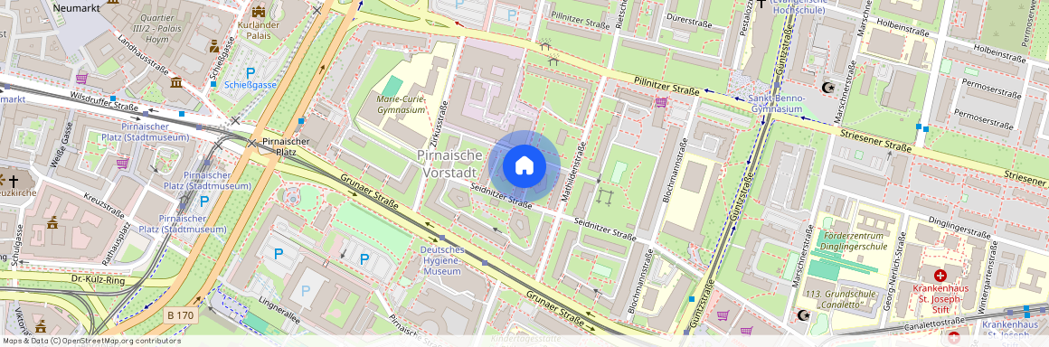 Seidnitzer Str. 13, 01069 Dresden OT Pirnaische Vorstadt