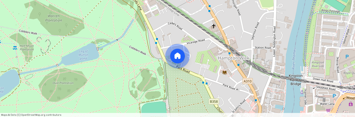 Park Road, Hampton Wick, KT1