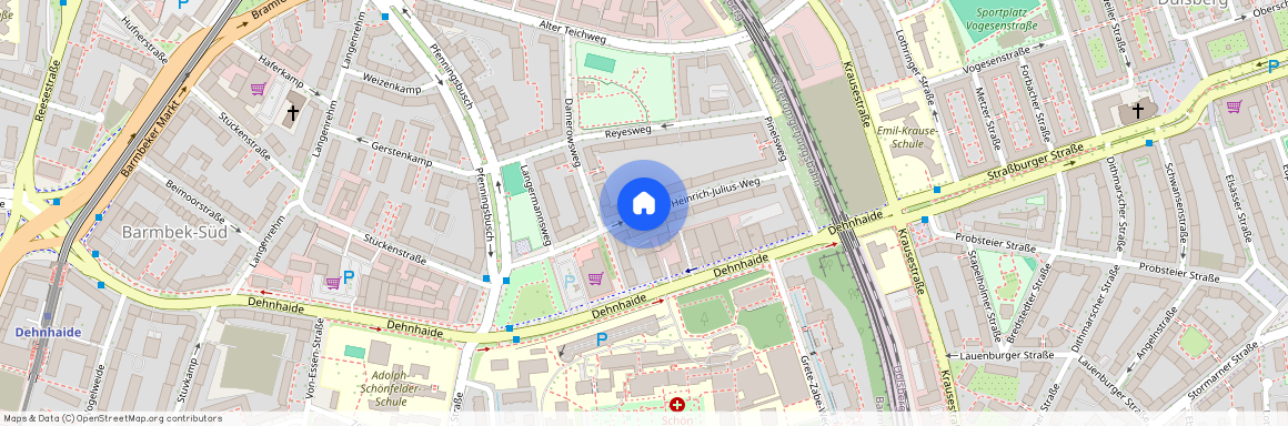 Nicolaus-Heinrich-Julius-Weg, 22081 Hamburg Barmbek - Hamburg Barmbek-Süd