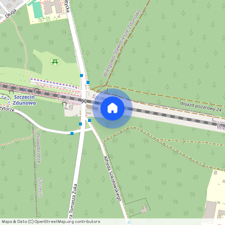 ul. Alfreda Sokołowskiego, Wielgowo-Sławociesze-Zdunowo, Prawobrzeże, Szczecin, zachodniopomorskie