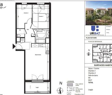 location Appartement T3 DE 61.28m² À RILLIEUX LA PAPE - Photo 1