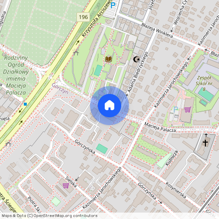 ul. Macieja Palacza, Górczyn, Grunwald, Poznań, wielkopolskie