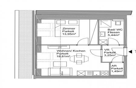 Graz-Nähe Citypark: Geförderte 2-Zimmer-Wohnung mit perfekter Infrastr - Photo 5