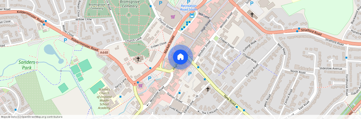 High Street, Bromsgrove, Worcestershire, B61