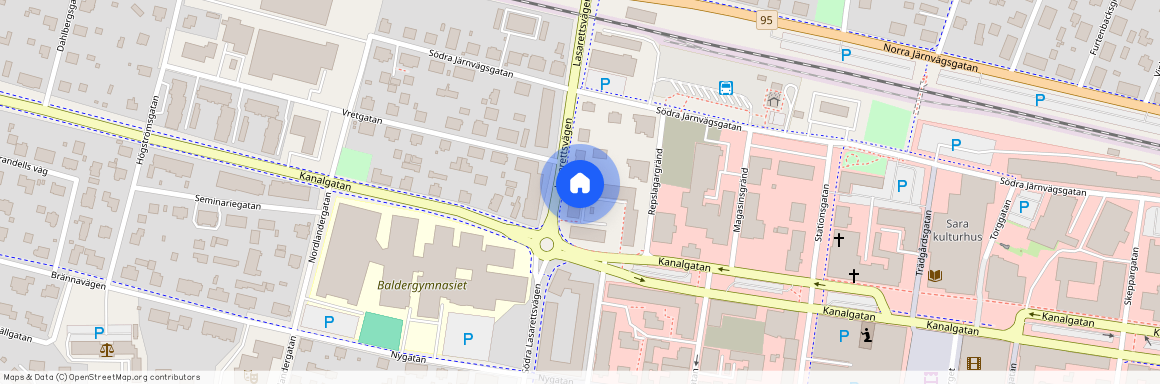 Centrum, Skellefteå, Västerbotten, S Lasarettsvägen 20