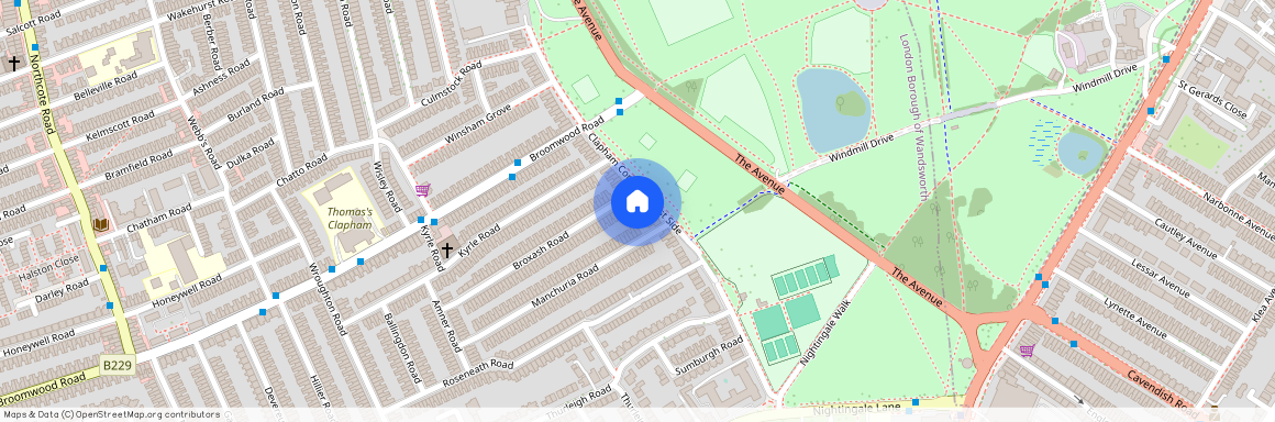 Clapham Common West Side, Clapham Common, London, SW4