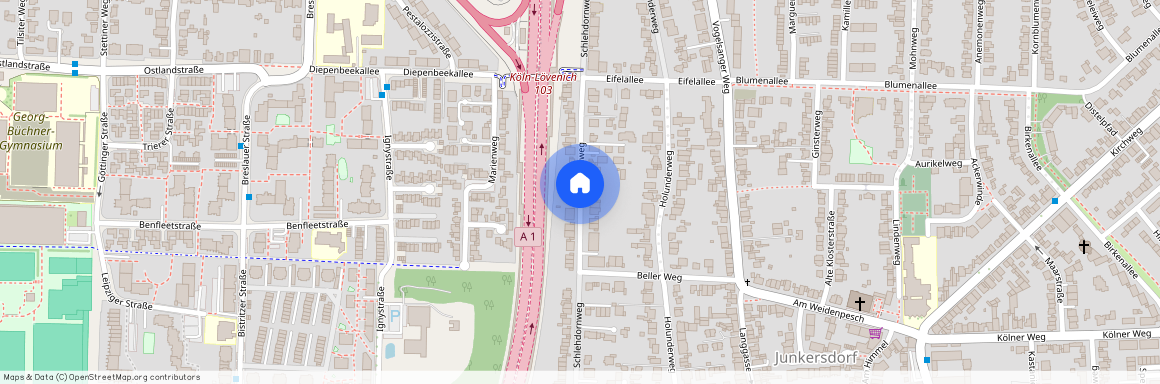 Schlehdornweg, 50858 Köln - Junkersdorf