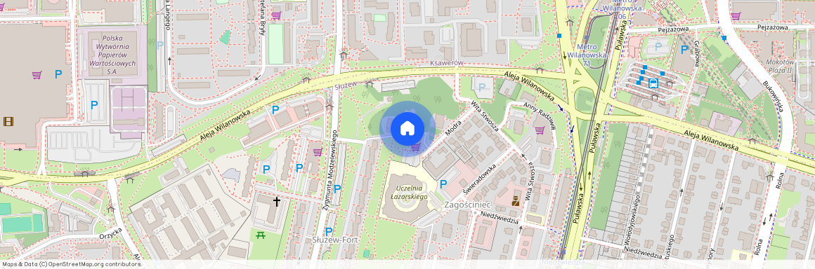 ul. Modra, Służew, Mokotów, Warszawa, mazowieckie