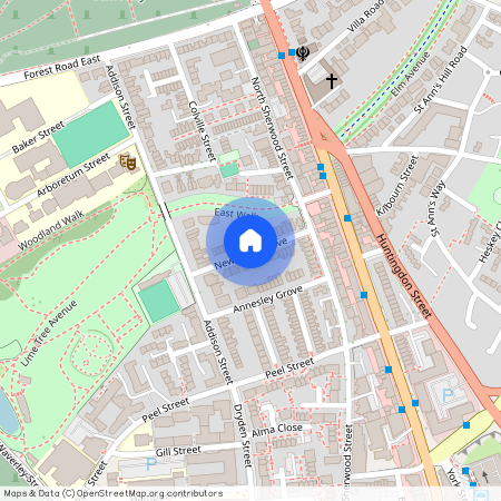 Newstead Grove: Rooms Student / Professional, NG7