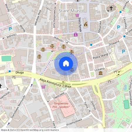 ul. Plac Słowiański, Centrum, Zielona Góra, lubuskie