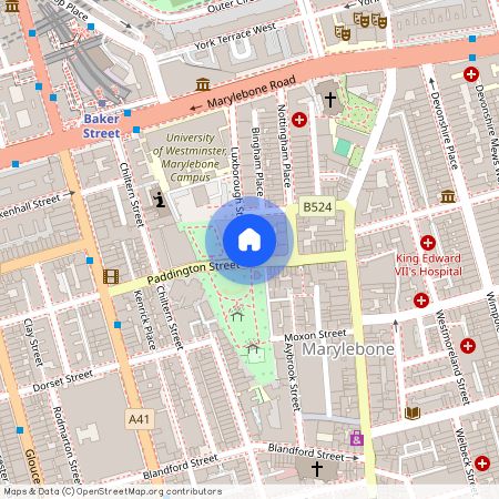 Paddington Street, Marylebone, London, W1U
