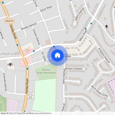 Buxton Street, Stoke-on-Trent, Staffordshire, ST1