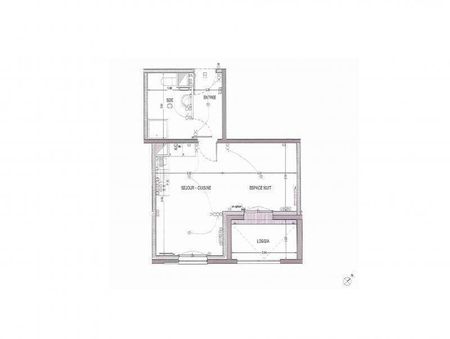 Location appartement t1 34 m² à Nantes (44100) Pont du Cens - Petit Port-Chézine - Photo 5