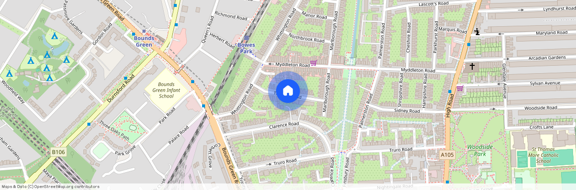 Thorold Road, Bounds Green, N22