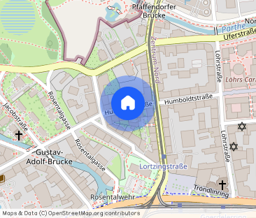 ** Zentrum-Nordwest: großzügige 2-Zimmer-Wohnung mit Parkett und Ta... - Foto 1