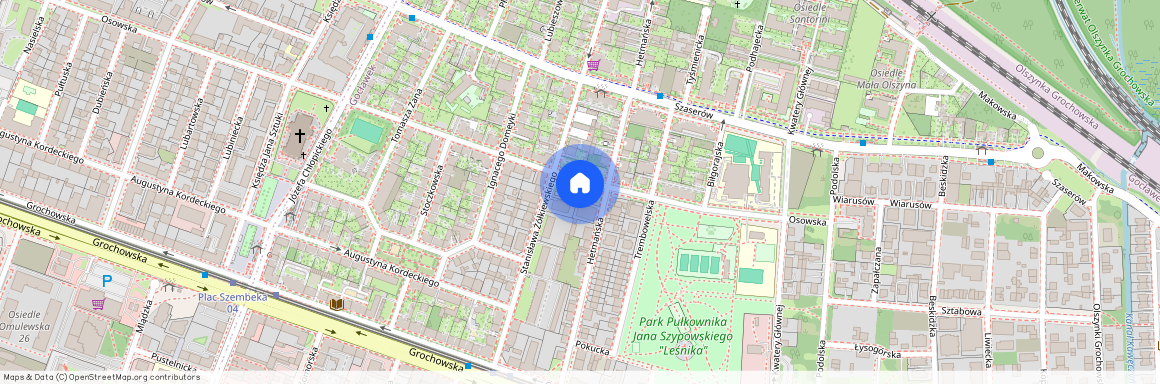 Warszawa, Praga-Południe, Gocławek, Stanisława, Żółkiewskiego