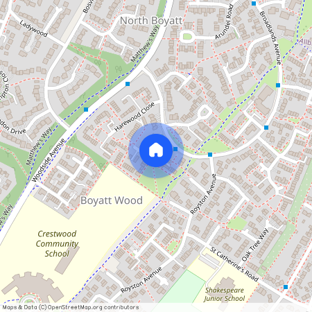 Lydiard Close, Boyatt Wood, Eastleigh, Hampshire, SO50