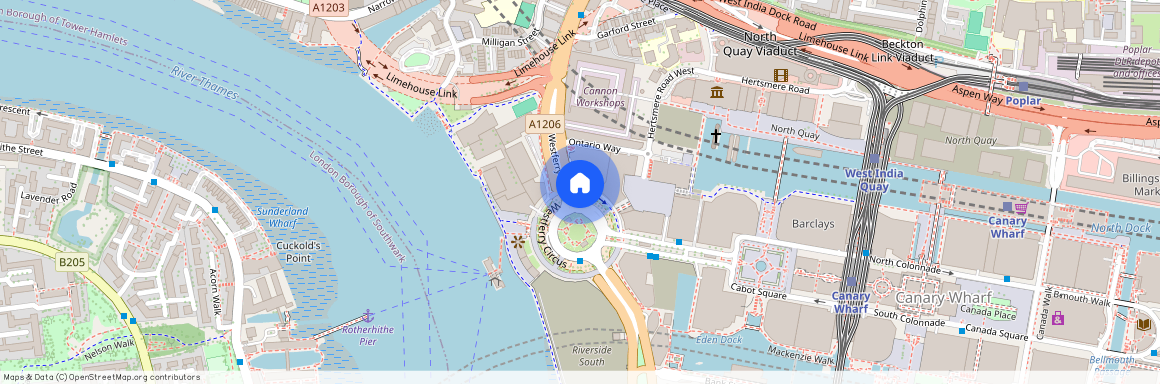 Westferry Road, Canary Wharf, E14, London