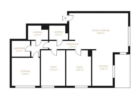 Apartament 4-pokojowy na wynajem Nowe Orłowo - Zdjęcie 2