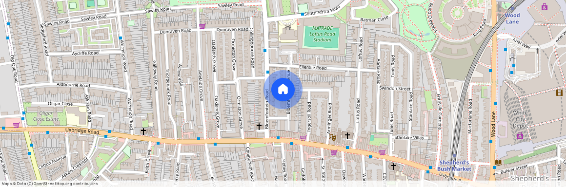 Bloemfontein Road, Shepherd's Bush, W12
