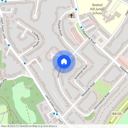 Ormscliffe Road, Rednal, Birmingham, West Midlands, B45