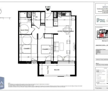 Appartement à louer 3 pièces 64.87m² - Photo 3