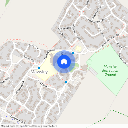 Scholars Row, Mawsley