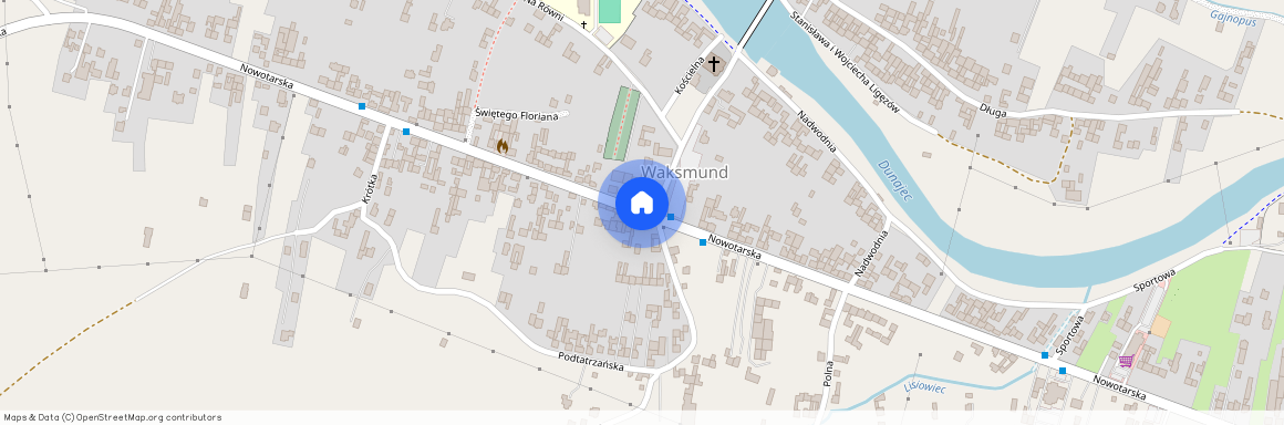 Waksmund, Nowy Targ, nowotarski, małopolskie