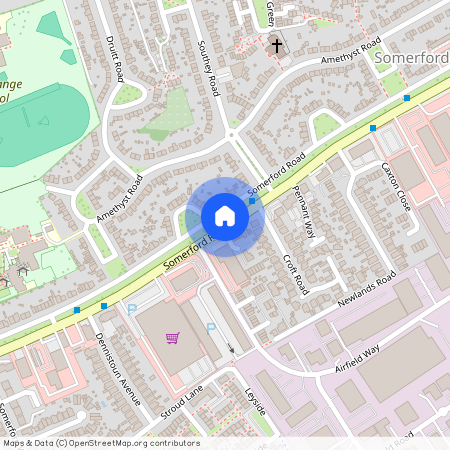 Bowmont Place, Somerford Road, Christchurch