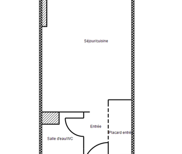 1 pièce - Meublé - 20,61 m² - 1er étage - Colocation non autorisée - Photo 4