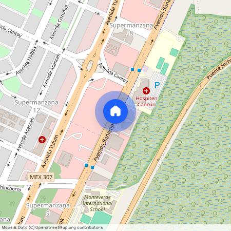 DEPARTAMENTO EN RENTA EN AV BONAMPAK, Supermanzana 11, Cancún/Benito Juárez, Quintana Roo, 77504, México