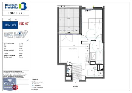Location Appartement 2 pièces 41m² MONTPELLIER 34000 - Photo 3