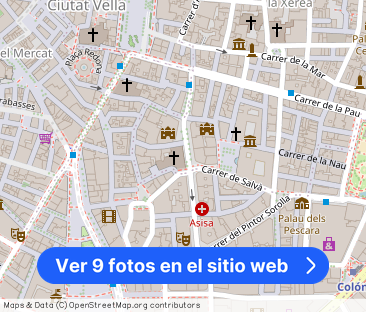 Room in shared 6-bedroom in Sant Francesc, Valencia - Foto 1