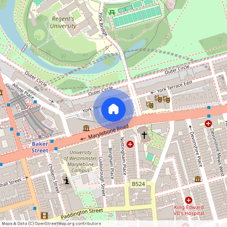 Nottingham Terrace Regents Park NW1