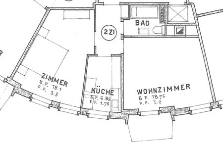 2 Zimmer, 55 m², 4. Stock - Photo 5