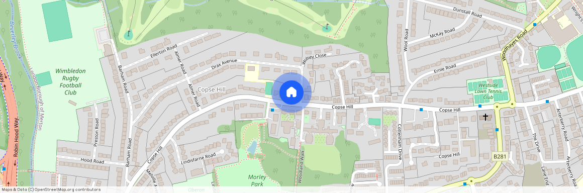 Copse Hill, Wimbledon, SW20