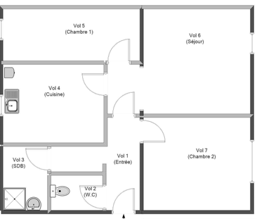 Location – Appartement T3 – 56.51m2 – Creutzwald - Photo 2