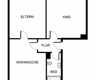 Etwas besonderes: 2-Zimmer-Citywohnung - Photo 1