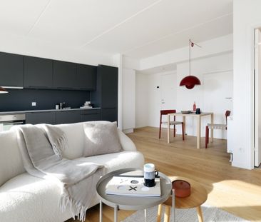Moderne og lys 2-vær. lejlighed med eksklusiv beliggenhed over Herl... - Photo 3