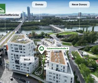 Wohngenuss nahe der Donau - Moderne 2-Zimmer-Wohnung mit Balkon - ab 01.12.2026 beziehbar! - Foto 3