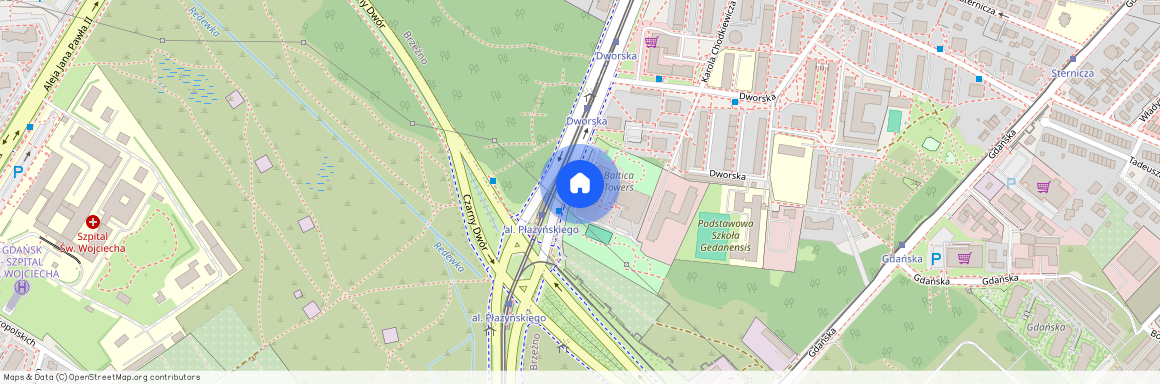 al. gen. Józefa Hallera, Brzeźno, Gdańsk, pomorskie