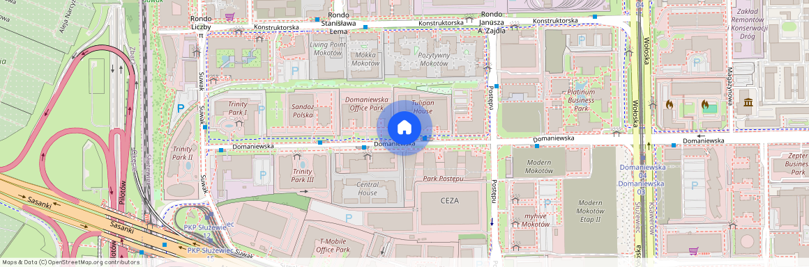 Mokotów, Domaniewska, Mokotów Służewiec, Warszawa