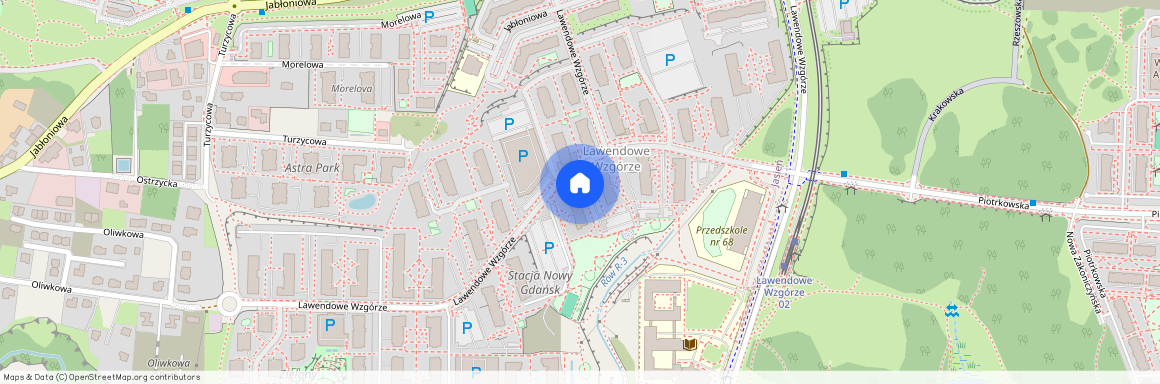 ul. Lawendowe Wzgórze, Jasień, Gdańsk, pomorskie