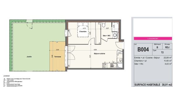 Location Appartement 2 pièces 38m² BISCARROSSE 40600 - Photo 3